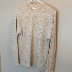 Madewell Tan Crewneck Sweater